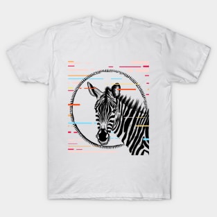 Zebra Black and White T-Shirt